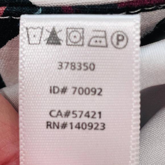 ANN TAYLOR LOFT Maroon Teal Pink Floral Bold Colorful Bright Mini Skirt 8 - Picture 9 of 11